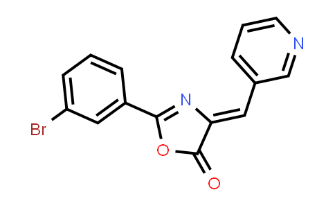 CAS No. 299166-09-9, 5(4H)-Oxazolone, 2-(3-bromophenyl)-4-(3-pyridinylmethylene)-