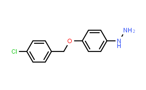 CAS No. 299440-33-8, (4-((4-Chlorobenzyl)oxy)phenyl)hydrazine