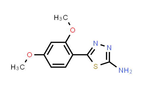 CAS No. 299932-63-1, 5-(2,4-Dimethoxyphenyl)-1,3,4-thiadiazol-2-amine