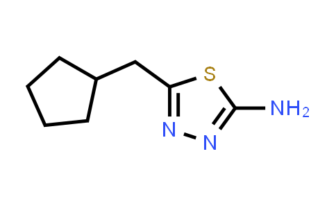 CAS No. 299935-39-0, 5-(Cyclopentylmethyl)-1,3,4-thiadiazol-2-amine