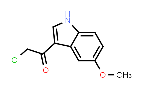 CAS No. 30030-91-2, 2-Chloro-1-(5-methoxy-1H-indol-3-yl)ethan-1-one