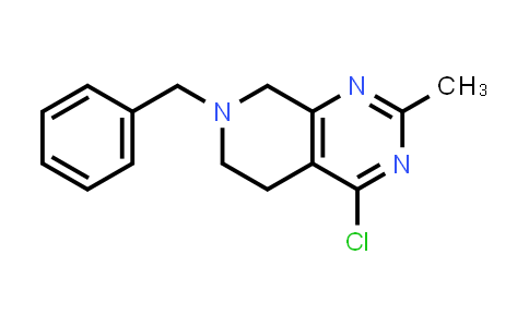 CAS No. 300552-41-4, 7-Benzyl-4-chloro-2-methyl-5,6,7,8-tetrahydropyrido[3,4-d]pyrimidine