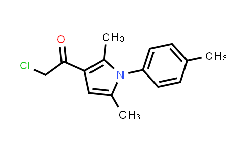 CAS No. 300557-74-8, 2-Chloro-1-(2,5-dimethyl-1-(p-tolyl)-1H-pyrrol-3-yl)ethan-1-one