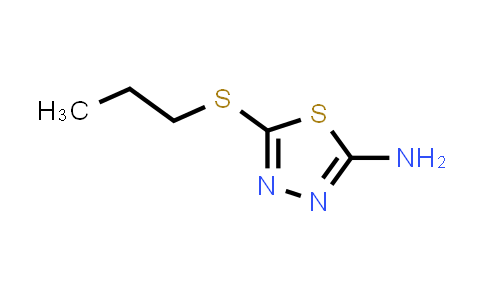 CAS No. 30062-49-8, 5-(Propylthio)-1,3,4-thiadiazol-2-amine