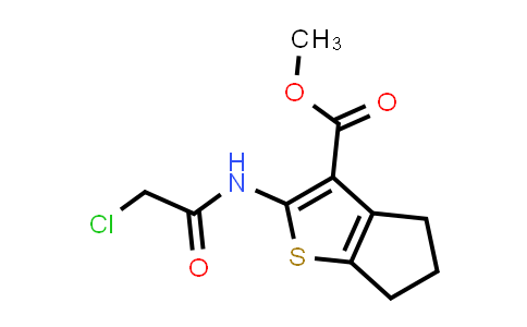 CAS No. 300676-39-5, Methyl 2-(2-chloroacetamido)-5,6-dihydro-4H-cyclopenta[b]thiophene-3-carboxylate
