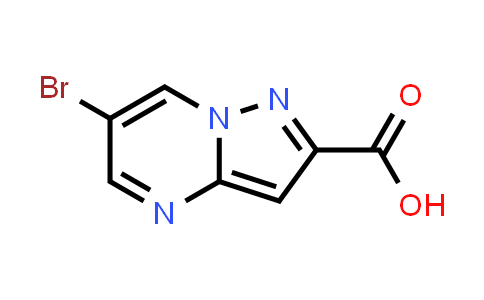 CAS No. 300717-72-0, 6-Bromopyrazolo[1,5-a]pyrimidine-2-carboxylic acid