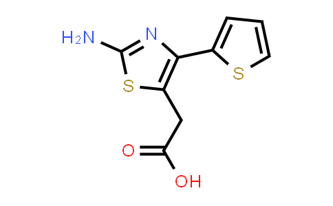 CAS No. 300814-88-4, 2-[2-Amino-4-(thiophen-2-yl)-1,3-thiazol-5-yl]acetic acid