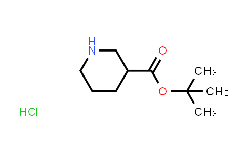 CAS No. 301180-05-2, tert-Butyl piperidine-3-carboxylate hydrochloride