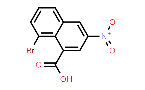 CAS No. 301337-46-2, 8-Bromo-3-nitro-1-naphthoic acid