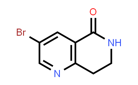 CAS No. 301666-81-9, 3-Bromo-7,8-dihydro-1,6-naphthyridin-5(6H)-one