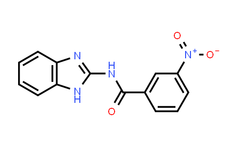 CAS No. 301675-24-1, N-(1H-benzo[d]imidazol-2-yl)-3-nitrobenzamide