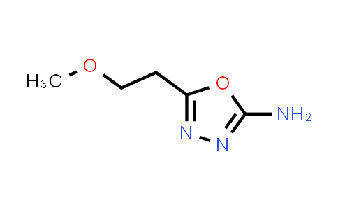 CAS No. 302842-61-1, 5-(2-Methoxyethyl)-1,3,4-oxadiazol-2-amine