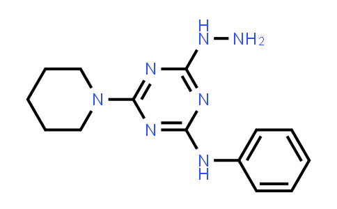 CAS No. 302955-73-3, 4-Hydrazinyl-N-phenyl-6-(piperidin-1-yl)-1,3,5-triazin-2-amine