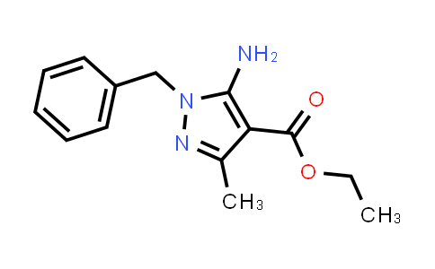 CAS No. 303066-82-2, Ethyl 5-amino-1-benzyl-3-methyl-1H-pyrazole-4-carboxylate