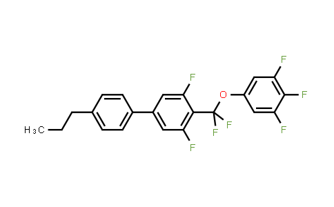 CAS No. 303186-20-1, 2-[Difluoro-(3,4,5-trifluorophenoxy)methyl]-1,3-difluoro-5-(4-propylphenyl)benzene