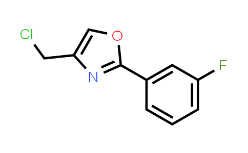 CAS No. 303224-30-8, 4-(Chloromethyl)-2-(3-fluorophenyl)oxazole