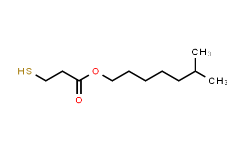 CAS No. 30374-01-7, 6-Methylheptyl 3-mercaptopropanoate