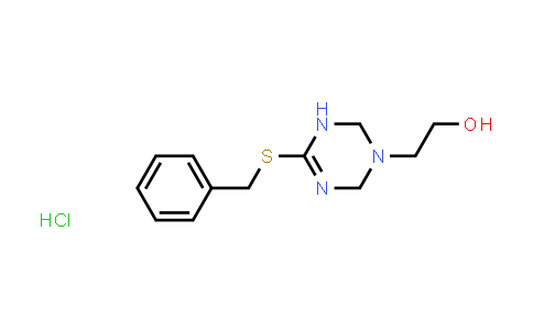 CAS No. 303740-46-7, 2-[4-(Benzylthio)-3,6-dihydro-1,3,5-triazin-1(2H)-yl]ethanol hydrochloride