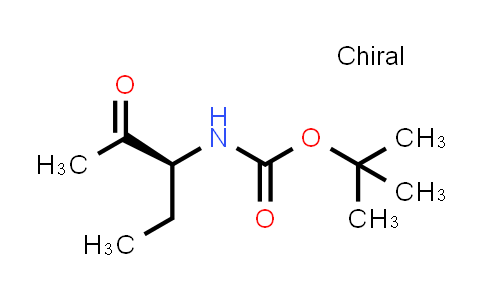 CAS No. 304021-05-4, tert-Butyl (S)-(2-oxopentan-3-yl)carbamate