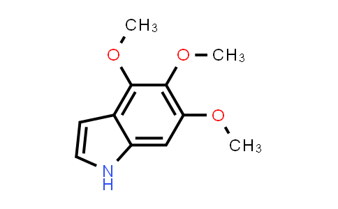 CAS No. 30448-04-5, Indole, 4,5,6-trimethoxy-