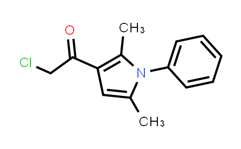 CAS No. 304685-85-6, 2-Chloro-1-(2,5-dimethyl-1-phenyl-1H-pyrrol-3-yl)ethan-1-one