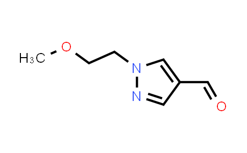 CAS No. 304693-70-7, 1-(2-methoxyethyl)pyrazole-4-carbaldehyde