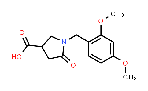 CAS No. 304858-45-5, 1-(2,4-Dimethoxybenzyl)-5-oxopyrrolidine-3-carboxylic acid