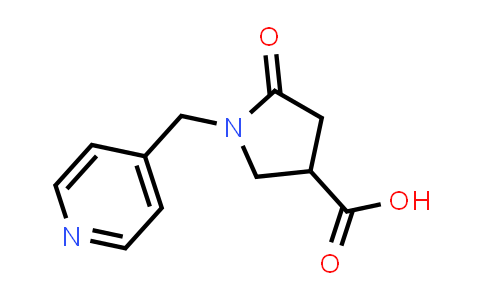 CAS No. 304859-15-2, 5-Oxo-1-(4-pyridinylmethyl)-3-pyrrolidinecarboxylic acid