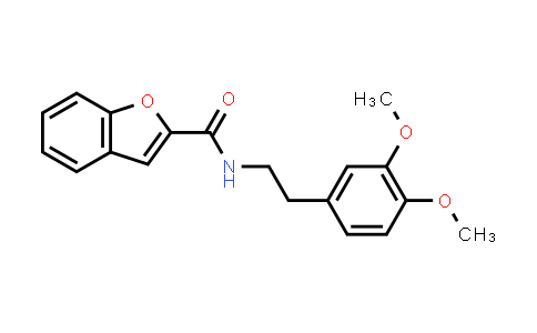 CAS No. 304889-22-3, N-(3,4-Dimethoxyphenethyl)benzofuran-2-carboxamide