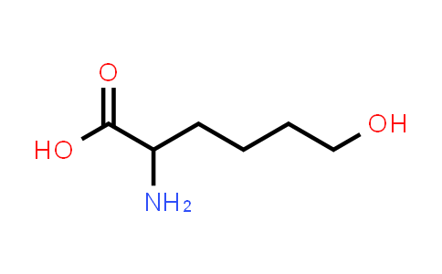 CAS No. 305-77-1, 2-Amino-6-hydroxyhexanoic acid
