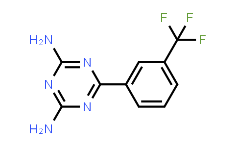 CAS No. 30508-78-2, 6-(3-(Trifluoromethyl)phenyl)-1,3,5-triazine-2,4-diamine