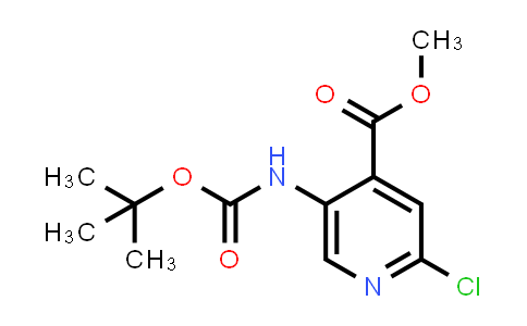 CAS No. 305371-42-0, Methyl 5-{[(tert-butoxy)carbonyl]amino}-2-chloropyridine-4-carboxylate