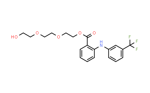 CAS No. 30544-48-0, 2-(2-(2-Hydroxyethoxy)ethoxy)ethyl 2-((3-(trifluoromethyl)phenyl)amino)benzoate