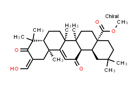 CAS No. 305818-39-7, Methyl (4aS,6aS,6bS,8aR,12aS,14aR,14bS,Z)-11-(hydroxymethylene)-2,2,6a,6b,9,9,12a-heptamethyl-10,14-dioxo-1,3,4,5,6,6a,6b,7,8,8a,9,10,11,12,12a,14,14a,14b-octadecahydropicene-4a(2H)-carboxylate