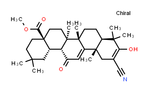 CAS No. 305818-40-0, Methyl (4aS,6aR,6bS,8aR,12aS,14aR,14bS)-11-cyano-10-hydroxy-2,2,6a,6b,9,9,12a-heptamethyl-14-oxo-1,3,4,5,6,6a,6b,7,8,8a,9,12,12a,14,14a,14b-hexadecahydropicene-4a(2H)-carboxylate