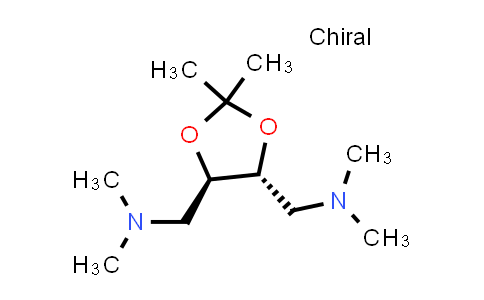 CAS No. 305838-78-2, rel-1,1'-((4R,5R)-2,2-Dimethyl-1,3-dioxolane-4,5-diyl)bis(N,N-dimethylmethanamine)