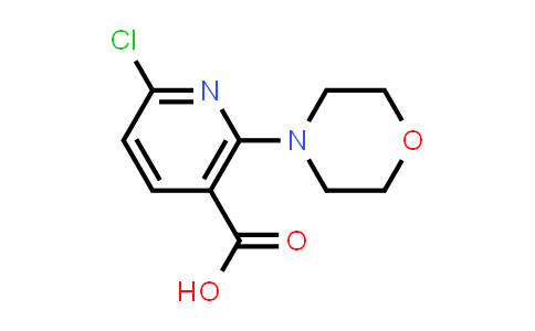 CAS No. 305863-07-4, 6-Chloro-2-morpholinonicotinic acid