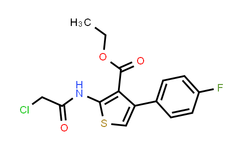 CAS No. 306280-84-2, Ethyl 2-(2-chloroacetamido)-4-(4-fluorophenyl)thiophene-3-carboxylate