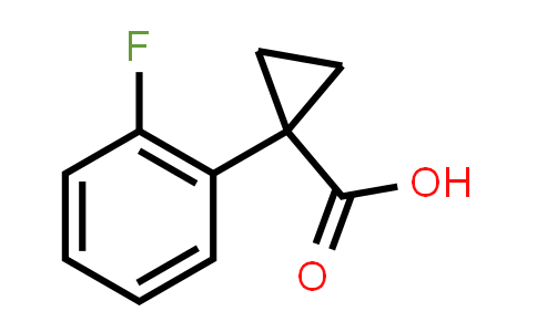 CAS No. 306298-00-0, 1-(2-Fluorophenyl)cyclopropane-1-carboxylic acid