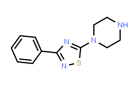 CAS No. 306935-14-8, 3-Phenyl-5-(piperazin-1-yl)-1,2,4-thiadiazole