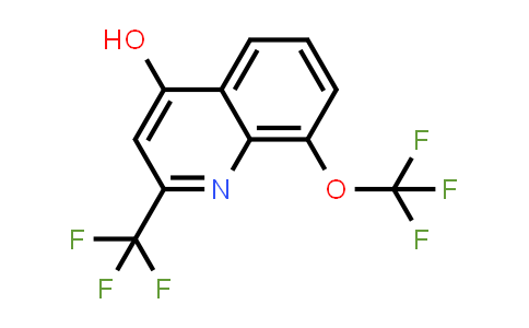 CAS No. 306935-26-2, 8-(Trifluoromethoxy)-2-(trifluoromethyl)quinolin-4-ol