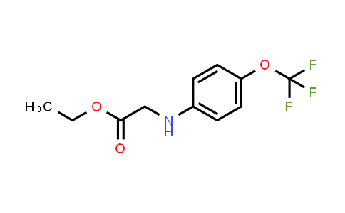 CAS No. 306935-79-5, Ethyl (4-(trifluoromethoxy)phenyl)glycinate