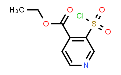 CAS No. 306936-12-9, Ethyl 3-(chlorosulfonyl)isonicotinate
