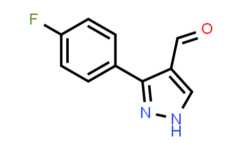 CAS No. 306936-57-2, 3-(4-Fluorophenyl)-1H-pyrazole-4-carbaldehyde