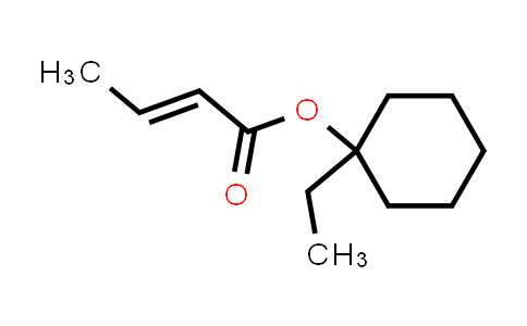 CAS No. 307002-56-8, 1-Ethylcyclohexyl but-2-enoate