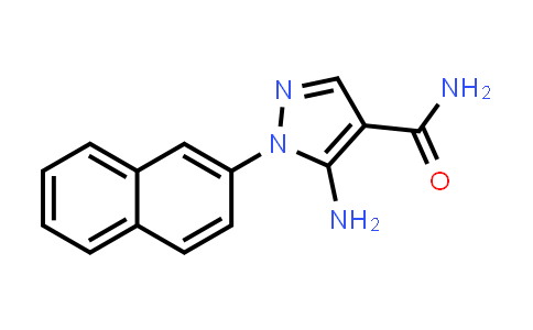 CAS No. 307343-86-8, 5-Amino-1-(2-naphthyl)-1H-pyrazole-4-carboxamide
