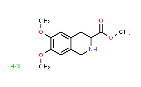 CAS No. 30740-96-6, Methyl 6,7-dimethoxy-1,2,3,4-tetrahydroisoquinoline-3-carboxylate hydrochloride