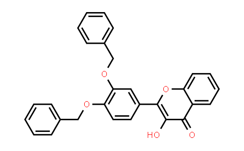CAS No. 307521-00-2, 2-(3,4-Bis(benzyloxy)phenyl)-3-hydroxy-4H-chromen-4-one