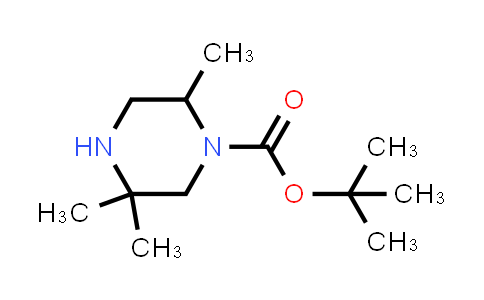 CAS No. 308109-96-8, tert-Butyl 2,5,5-trimethylpiperazine-1-carboxylate