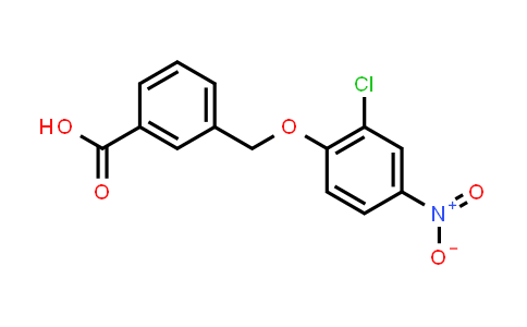 CAS No. 30880-72-9, 3-[(2-Chloro-4-nitrophenoxy)methyl]benzoic acid